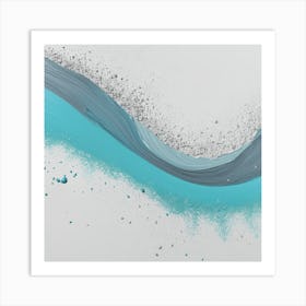 Spiaggia  Abstract Painting Art Print