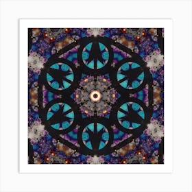 Psychedelic Mandala 76 Art Print