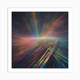 Abstract Space Background 15 Art Print