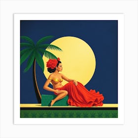 Latin Dancer Art Print