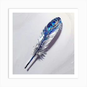 Peacock Feather Art Print