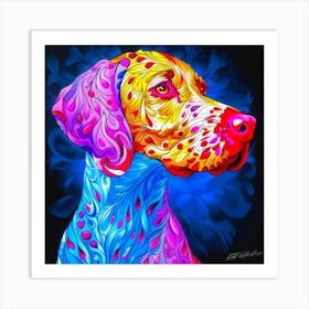 Puppy Pinks - Dalmatian Art Print