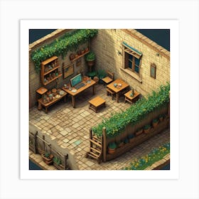 Pixel Art 1 Art Print