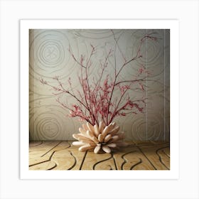 Floral Arrangement In A Vase 1 Art Print