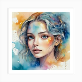 Watercolor Painting Art Print 11 Art Print