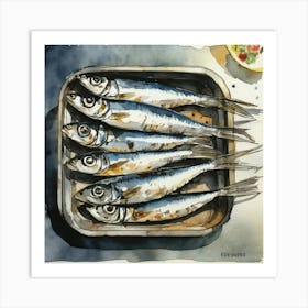 Sardines Chapitre 3 Art Print