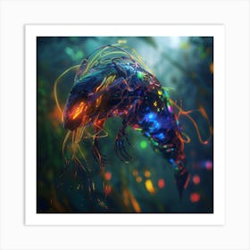 Cyborg Creature Art Print