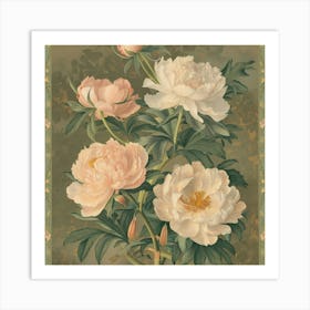 Peonies 11 Art Print