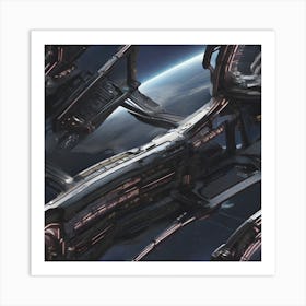 Spaceship 10 Art Print