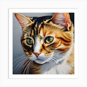 Cat Portrait 2 Art Print