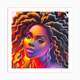 From Melanin, With Love and Illuminated Clarity Art Print