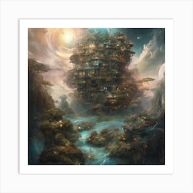 City In The Sky 1 Art Print