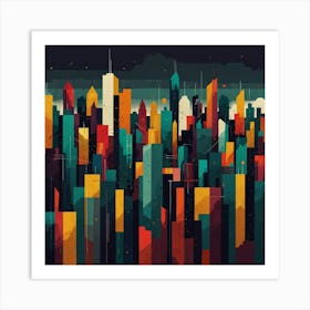 Cityscape 42 Art Print