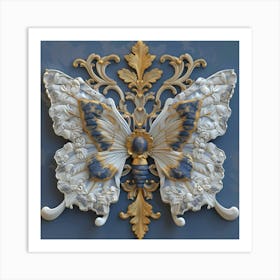 Butterfly 3d Model Art Print