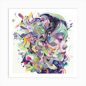 Asian Girl 13 Art Print