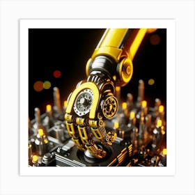 Robot Hand Art Print