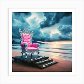 Pink Throne Art Print