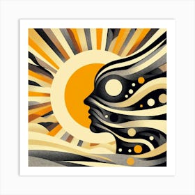 Face Of The Sun 1 Art Print