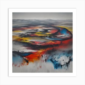 Abstract Landscapes 1 Art Print