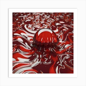 Red Jelly 22 1 Art Print