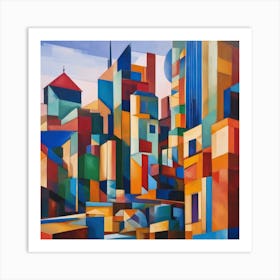 Cityscape Art Print