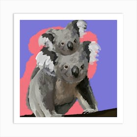 Koala-ty Time Art Print