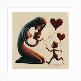 Mother And Child Art Print