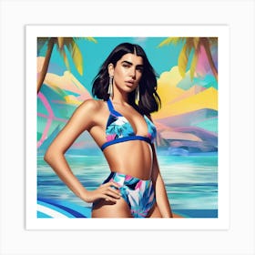 dua lepa art portrait Art Print