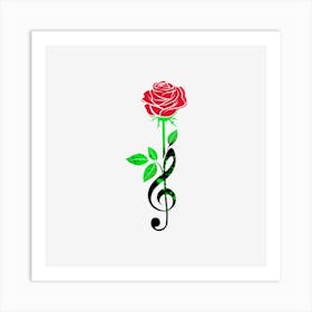 Blooming music Art Print