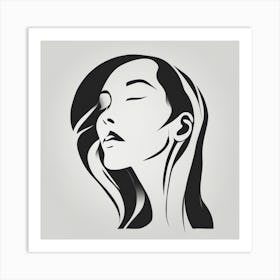 Portrait Of A Woman 7 Art Print