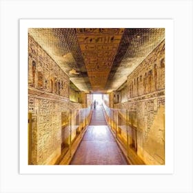 Egyptian Temple 30 Art Print