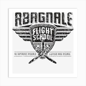 Abagnale Flight School Art Print