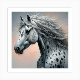 Polo Horse Art Print