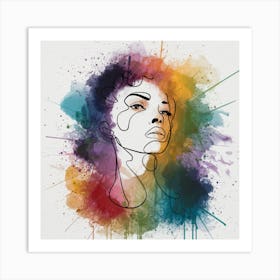 Portrait Of A Woman 2 Art Print