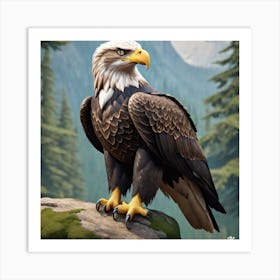 royal eagle Art Print