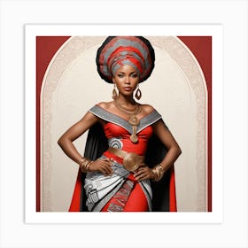 African Queen Art Print