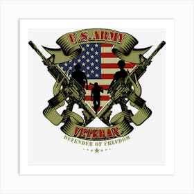 Us Army Veteran Art Print