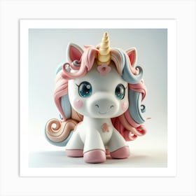 Cute Unicorn 881 Art Print