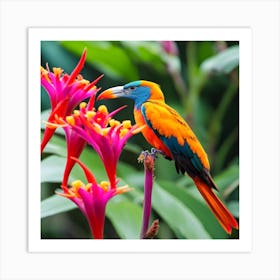 Parrot Love Art Print