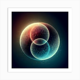 Abstract Sphere 3 Art Print