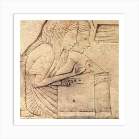 Egyptian Women Reading Art Print