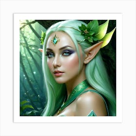 Elven Beauty 7 Art Print