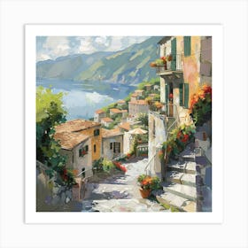 Italian Town Art Print