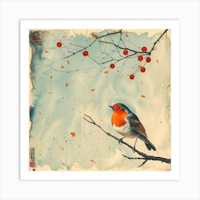 Birds. The Poem Of The Fluttering Seasons [鳥たち: 羽ばたく季節の詩] (IV) Art Print