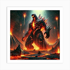 Pyroclastic Colossus 2 Art Print