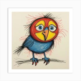 Colorful Bird 4 Art Print