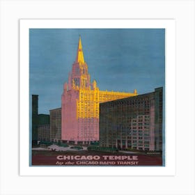 Chicago Temple Art Print