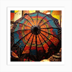 Colorful Umbrella 2 Art Print