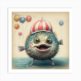 Puffer Fish 9 Art Print