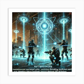 A Depiction Of Riftbreakers, Specialized Units Tas Art Print